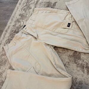 Zara Men's Cream Cargo Pants